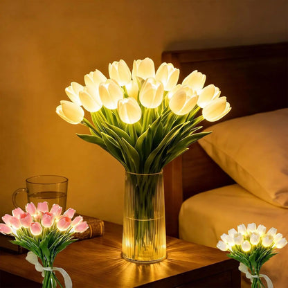 TulipanLys™ | LED-Tulipanbuket der Aldrig Visner