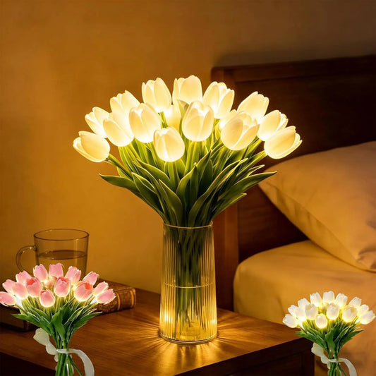 TulipanLys™ | LED-Tulipanbuket der Aldrig Visner