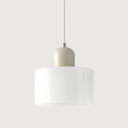 Tusa – Retro Pendellampe med Orange Glasskærm