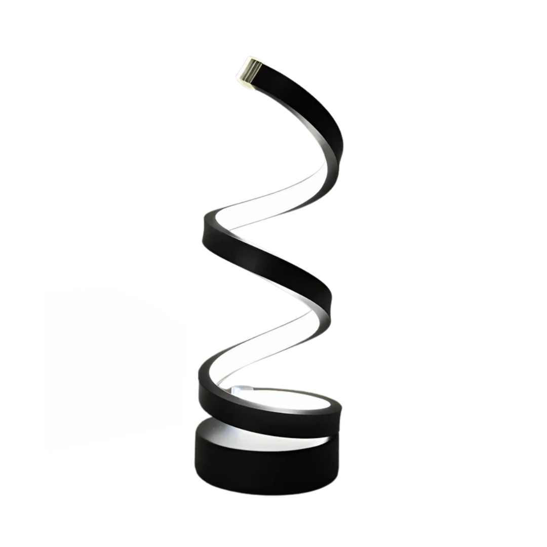 Moderne Spiral LED Bordlampe 1-Lys
