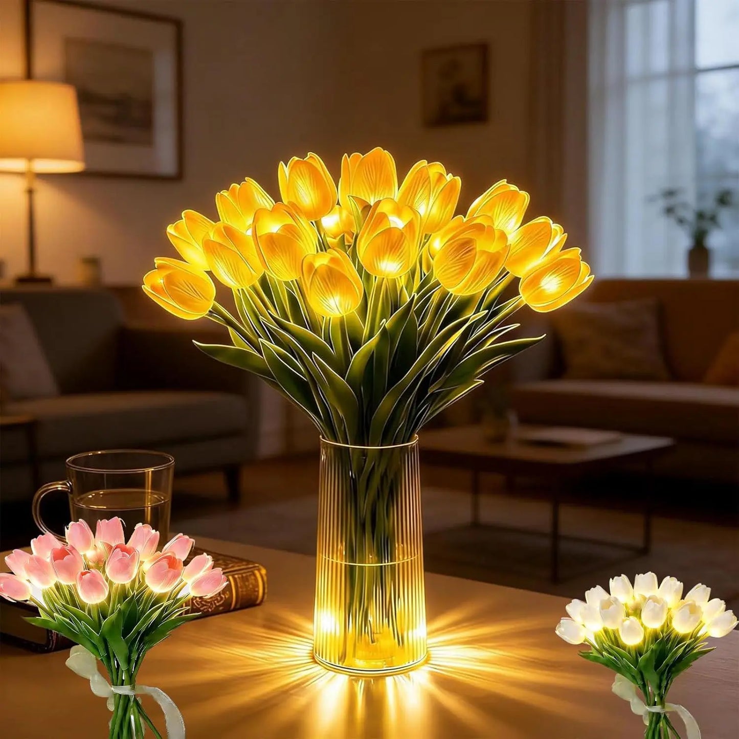TulipanLys™ | LED-Tulipanbuket der Aldrig Visner