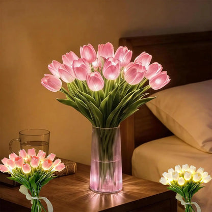 TulipanLys™ | LED-Tulipanbuket der Aldrig Visner