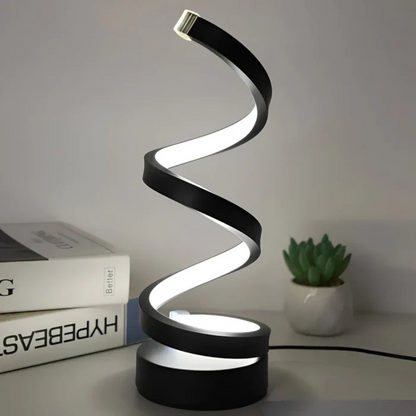 Moderne Spiral LED Bordlampe 1-Lys