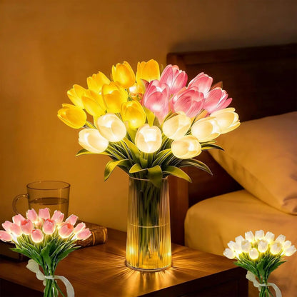 TulipanLys™ | LED-Tulipanbuket der Aldrig Visner