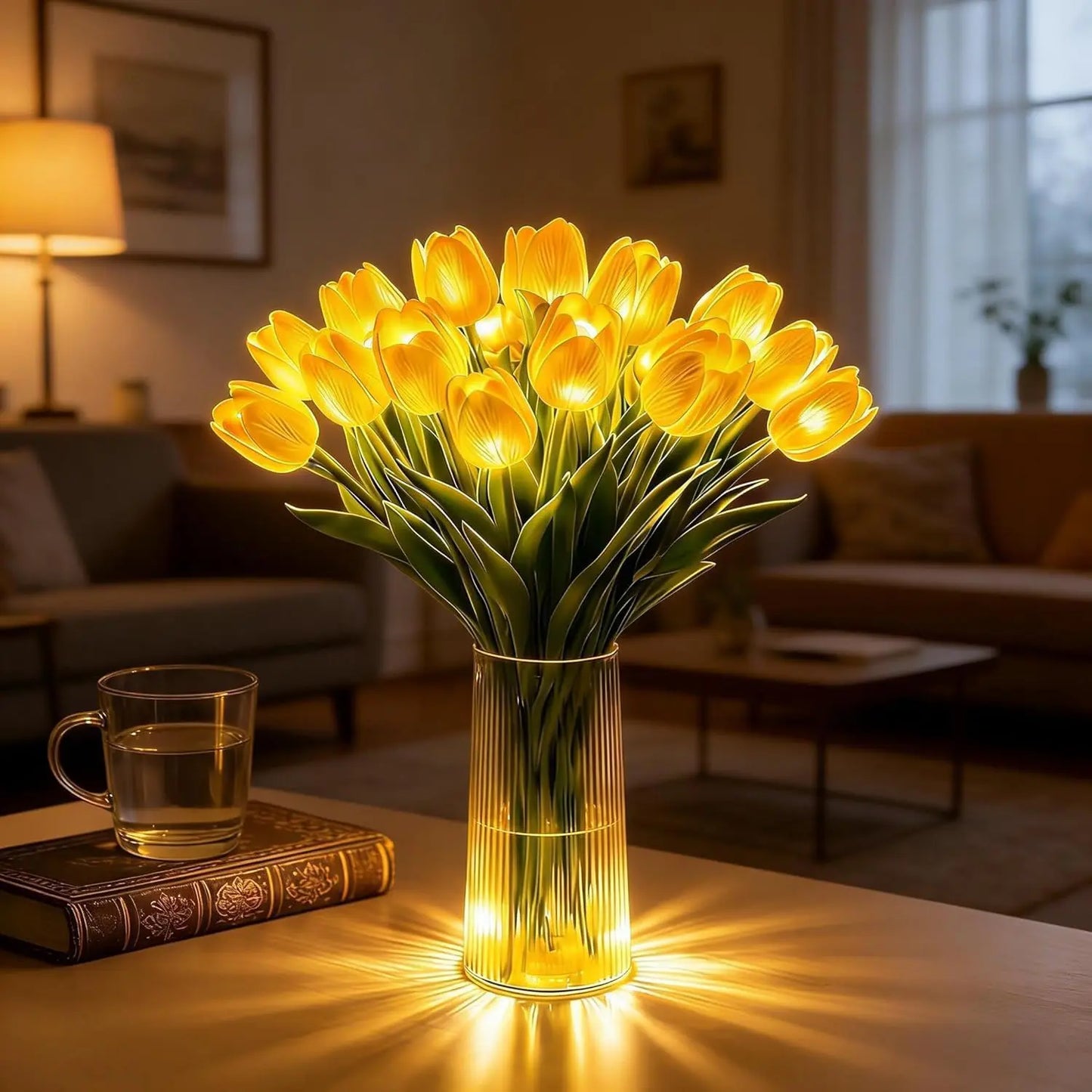 TulipanLys™ | LED-Tulipanbuket der Aldrig Visner