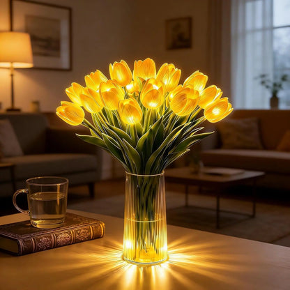 TulipanLys™ | LED-Tulipanbuket der Aldrig Visner