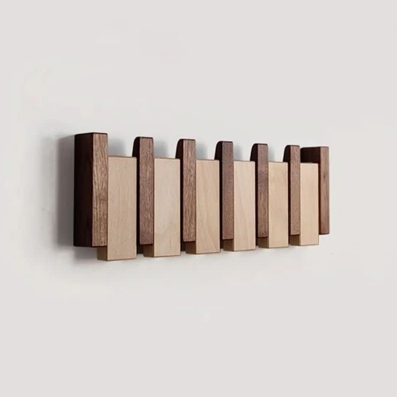 Foldbar Knagerække i Træ  Minimalistisk Opbevaringsløsning