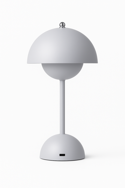 NordLys | Trådløs Touch Bordlampe med Kuppelform  Dæmpbar LED