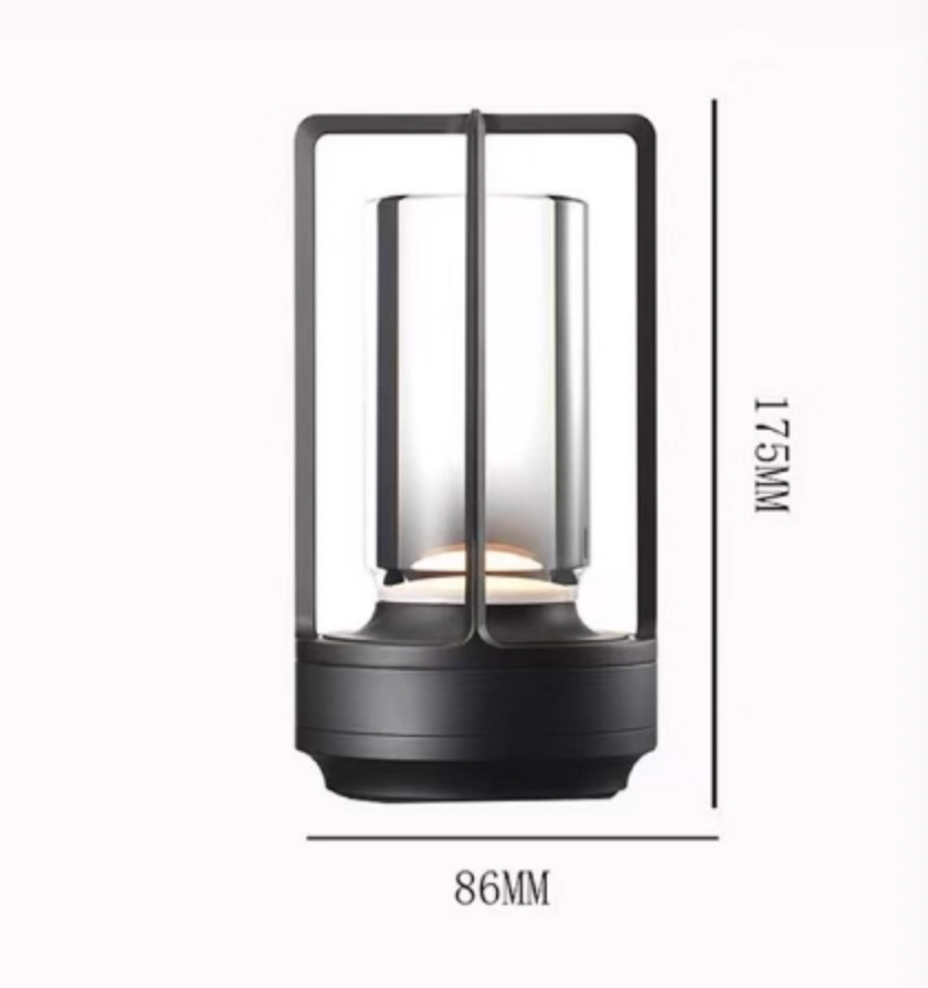 Moderne Cylinder LED Trådløs Bordlampe 1-Lys