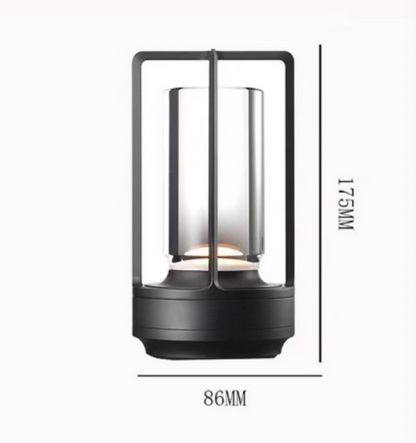 Moderne Cylinder LED Trådløs Bordlampe 1-Lys