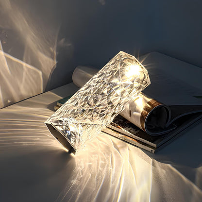 Touch-lampe i Krystal