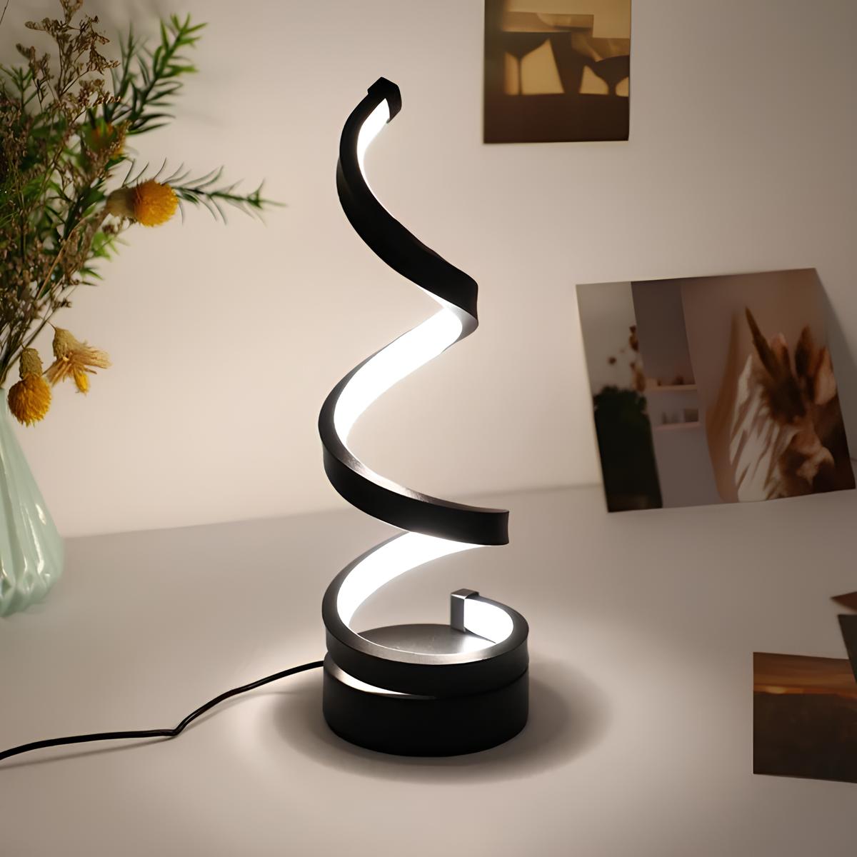 Spiral Bordlampe