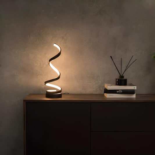 Spiral Bordlampe