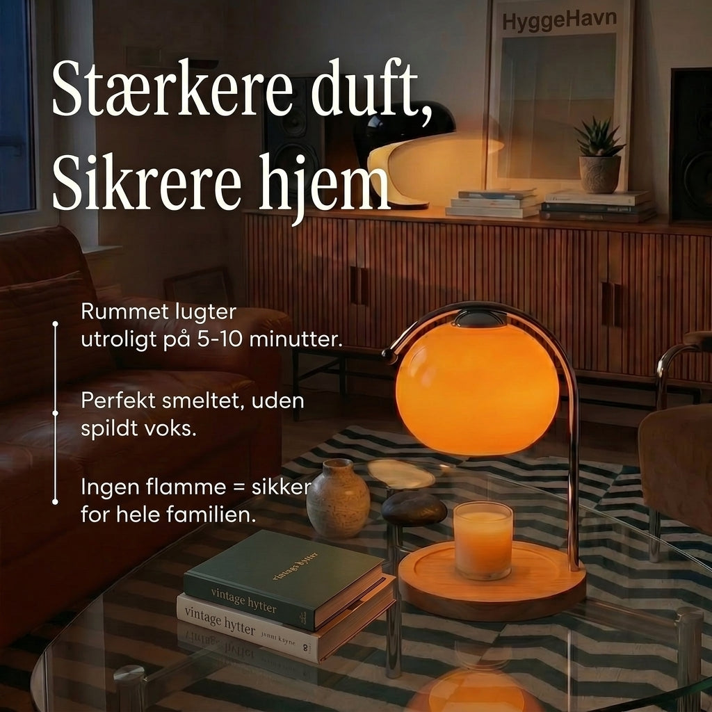 GlødeDom | Stearinlysvarmere med Retrodesign – Uden Flamme