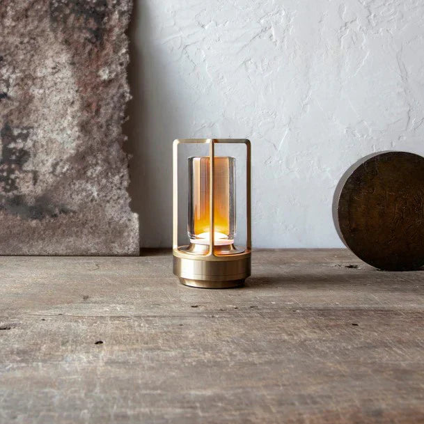 Moderne Cylinder LED Trådløs Bordlampe 1-Lys