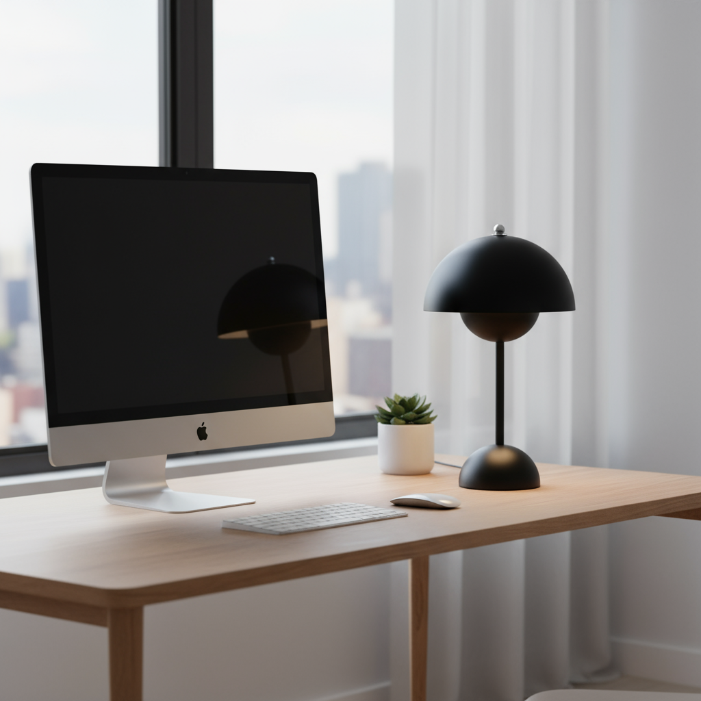 Le Refuge – Trådløs Dæmpbar Bordlampe med Urtepottedesign