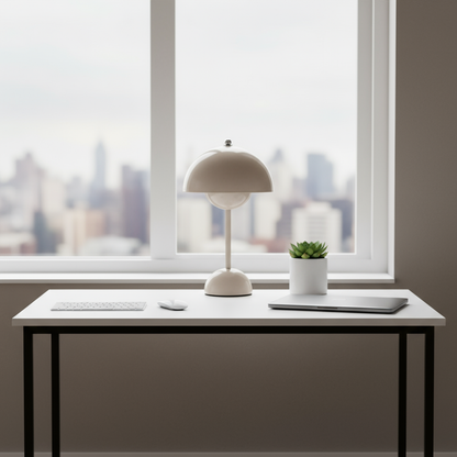 Le Refuge – Trådløs Dæmpbar Bordlampe med Urtepottedesign